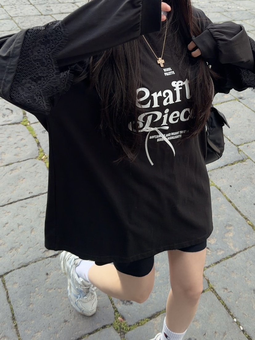 PALETTE-Q東大門實拍女裝新品人氣真品時尚熱賣推薦長袖T恤PALETTE-Q長袖T恤