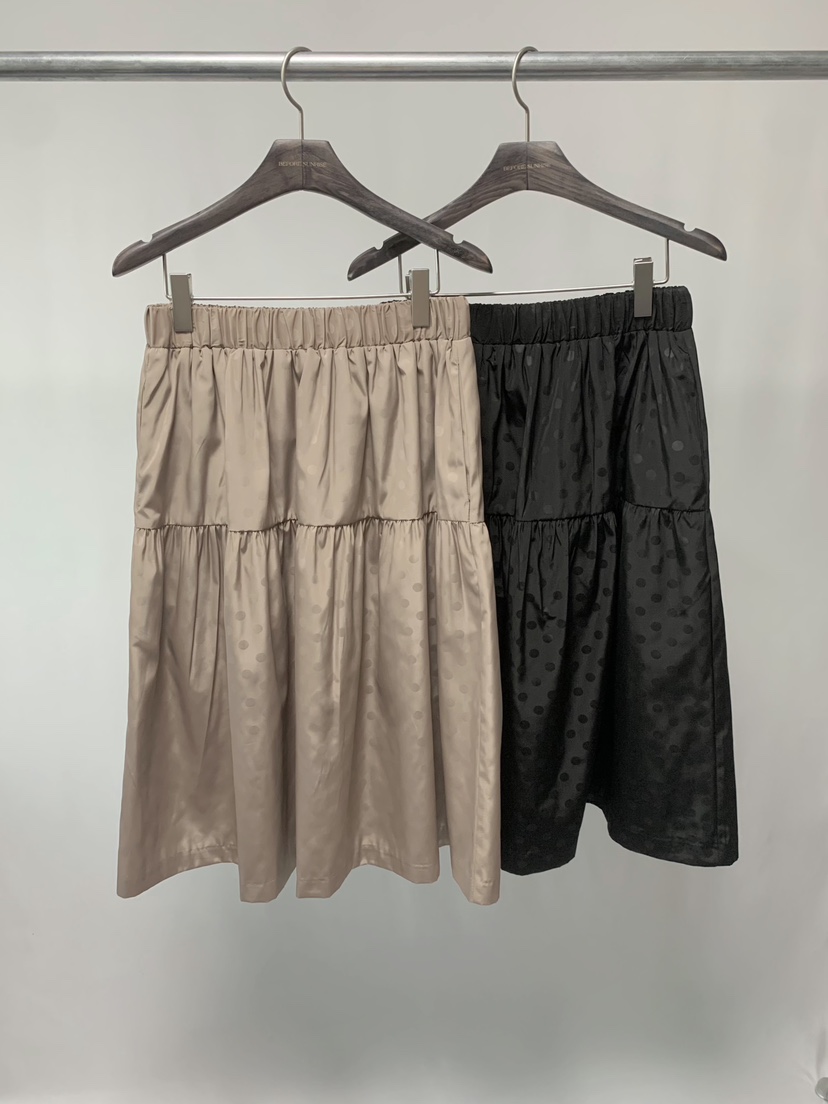 BEFORE SUNRISE東大門實拍女士新款熱賣半身裙中短裙褶皺BEFORE SUNRISE半身裙/中短裙