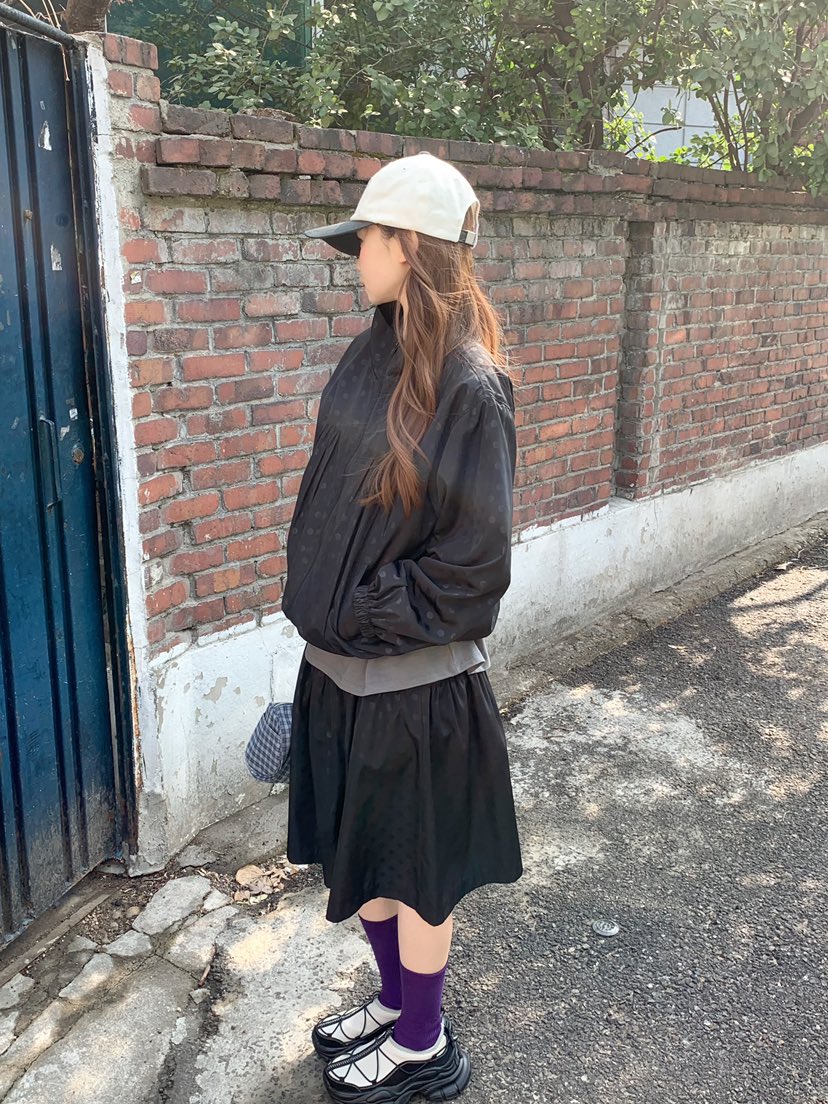 BEFORE SUNRISE東大門實拍女士新款熱賣半身裙中短裙褶皺BEFORE SUNRISE半身裙/中短裙