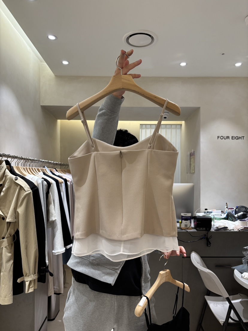 FOUREIGHT東大門實拍女士新款休閑真品熱賣時尚26春夏吊帶背心FOUR EIGHT吊帶/背心