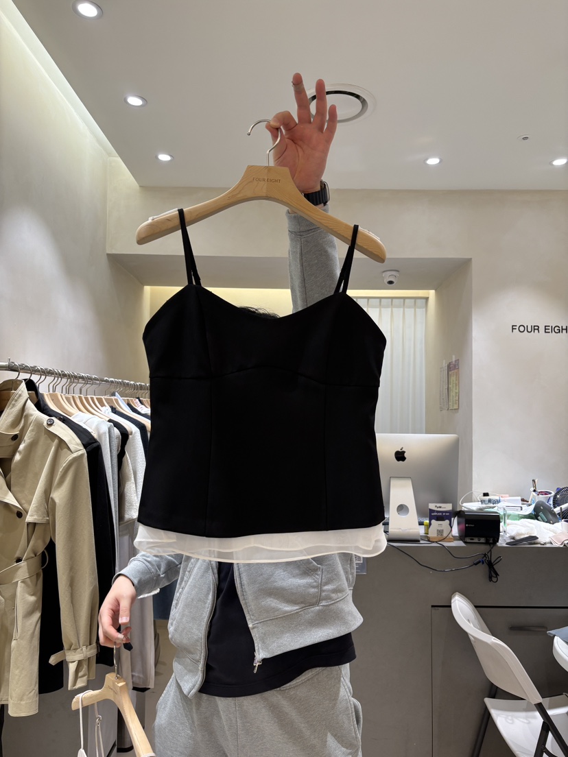 FOUREIGHT東大門實拍女士新款休閑真品熱賣時尚26春夏吊帶背心FOUR EIGHT吊帶/背心圖色2