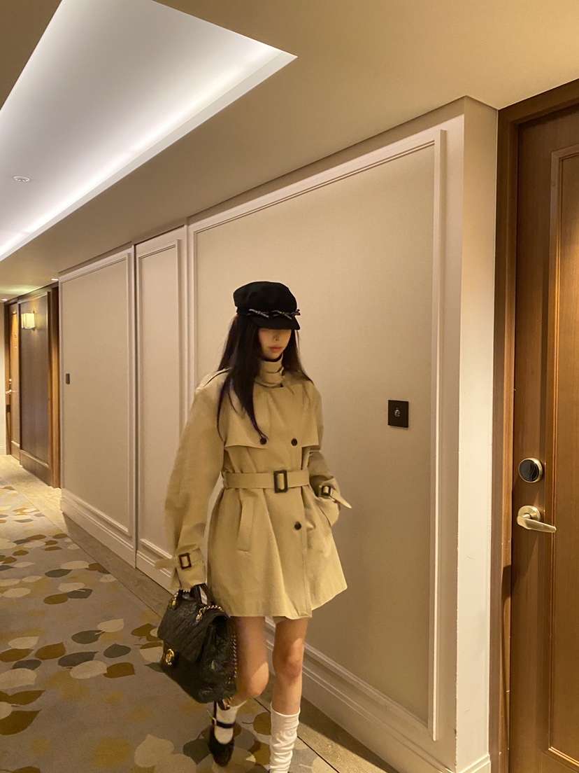 FOUREIGHT韓國代購女裝新款人氣時尚休閑熱賣真品夾克含腰帶FOUR EIGHT夾克