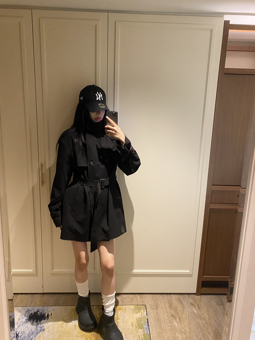 FOUREIGHT韓國代購女裝新款人氣時尚休閑熱賣真品夾克含腰帶FOUR EIGHT夾克