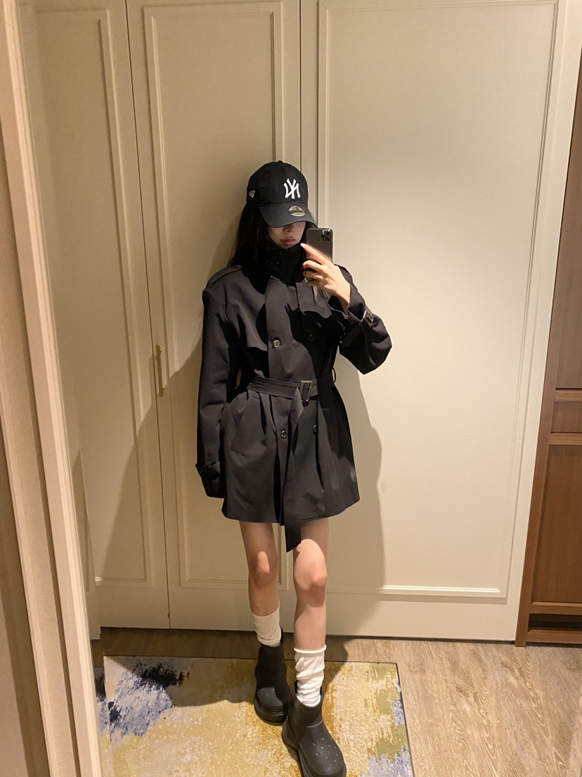 FOUREIGHT韓國代購女裝新款人氣時尚休閑熱賣真品夾克含腰帶FOUR EIGHT夾克