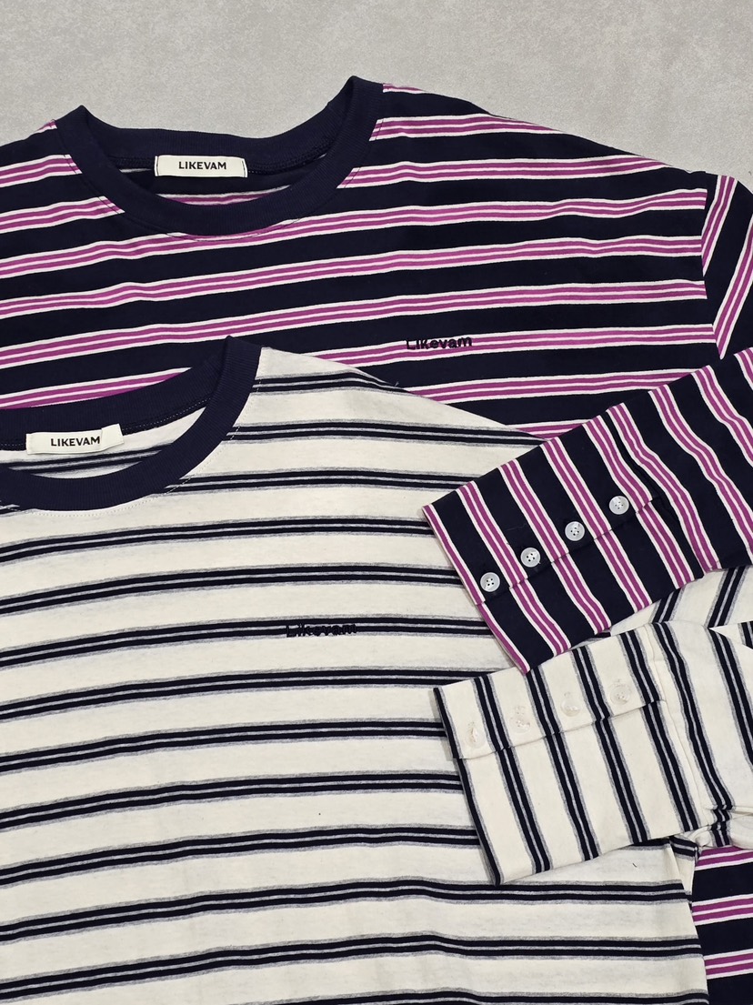 LIKEVAM韓國直郵女士新款休閑26春夏職業人氣時尚長袖T恤LIKEVAM長袖T恤