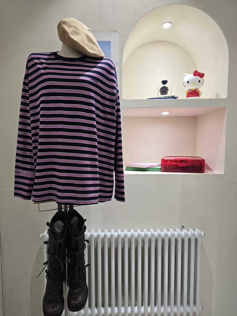 LIKEVAM韓國直郵女士新款休閑26春夏職業人氣時尚長袖T恤LIKEVAM長袖T恤