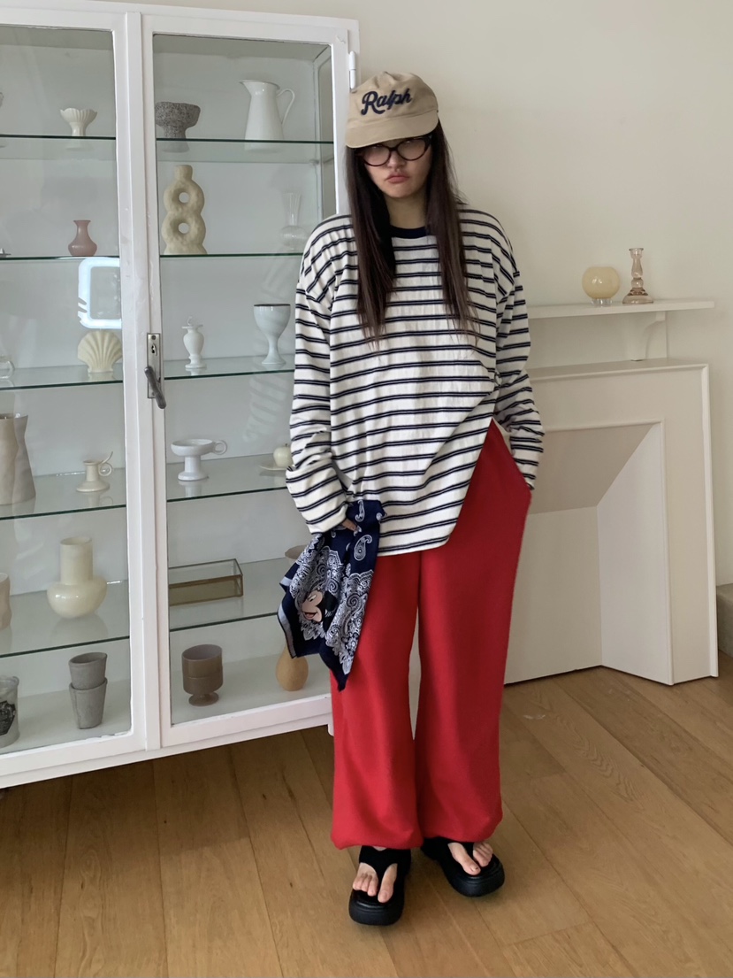 LIKEVAM韓國直郵女士新款休閑26春夏職業人氣時尚長袖T恤LIKEVAM長袖T恤