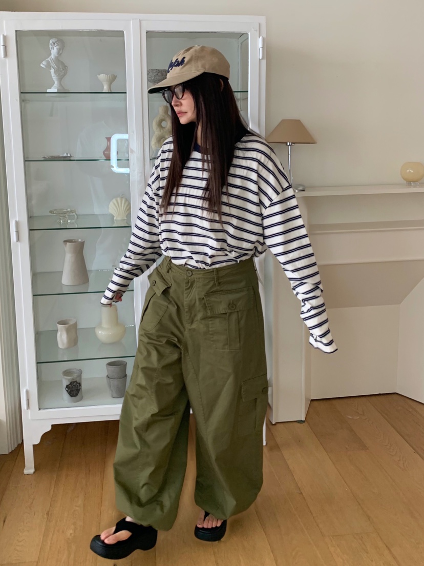 LIKEVAM東大門實拍女裝新款時尚休閑職業人氣休閑褲工裝褲LIKEVAM休閑褲