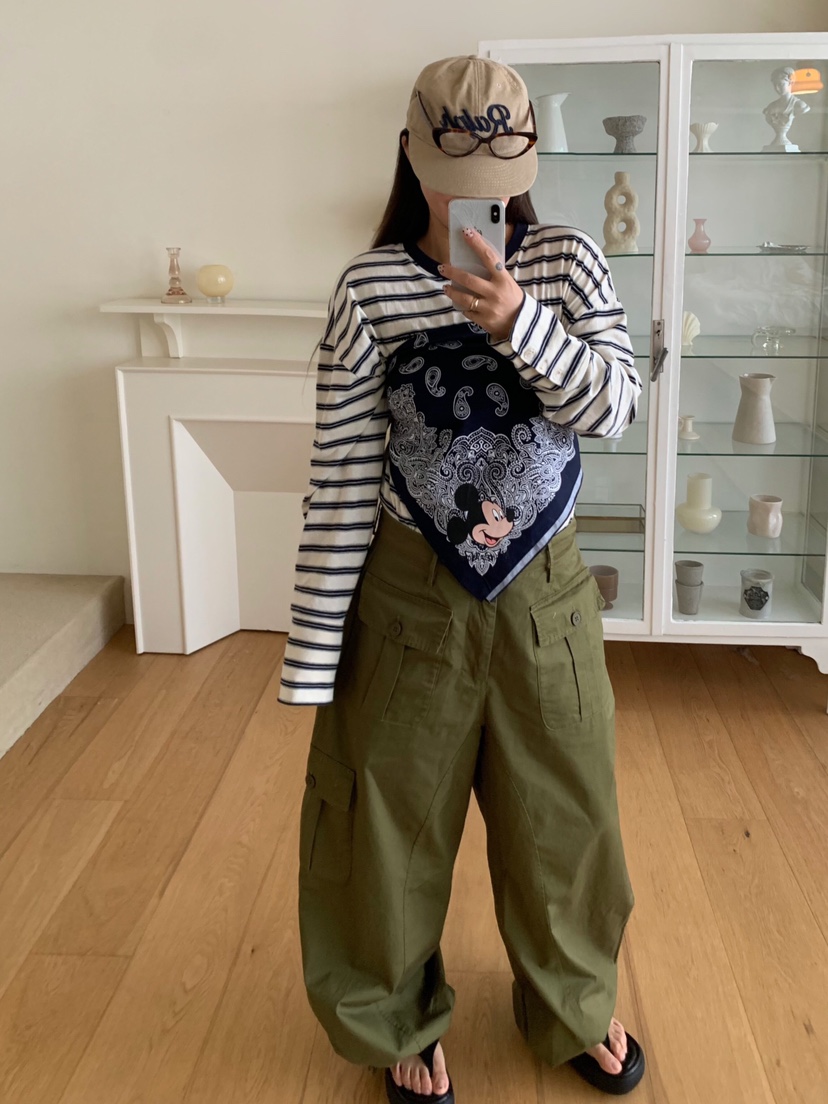 LIKEVAM東大門實拍女裝新款時尚休閑職業人氣休閑褲工裝褲LIKEVAM休閑褲