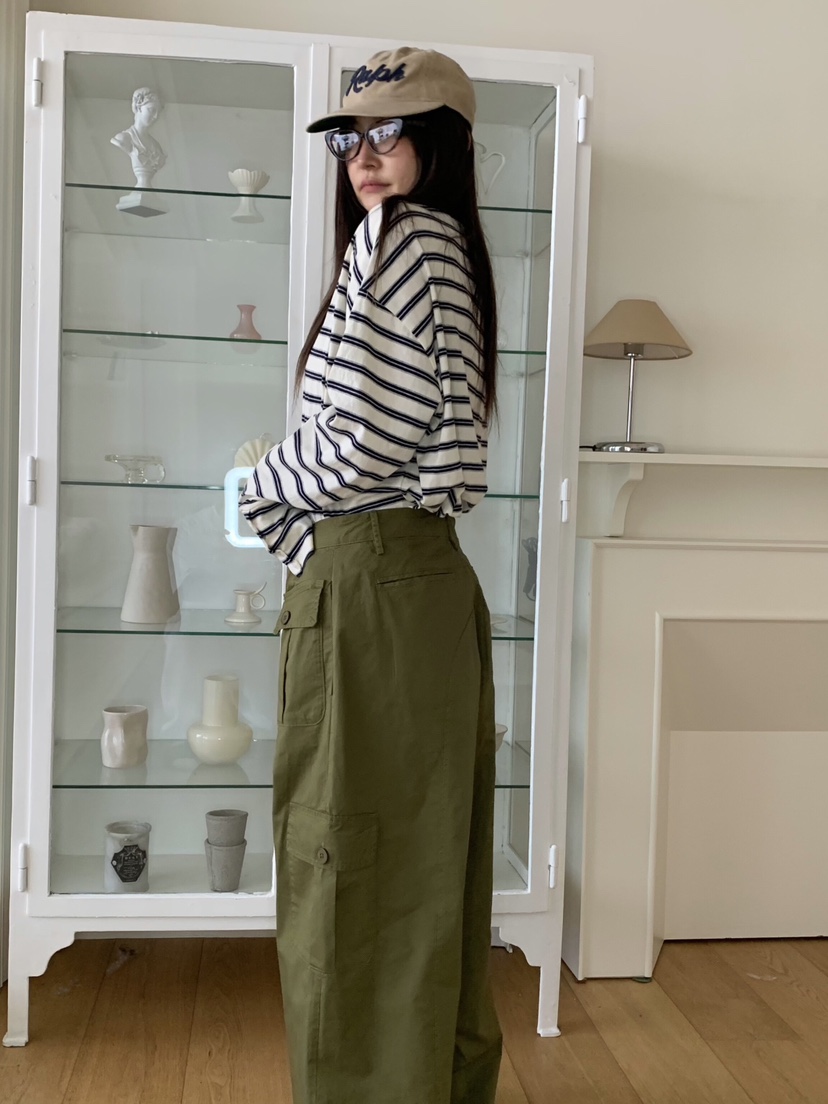 LIKEVAM東大門實拍女裝新款時尚休閑職業人氣休閑褲工裝褲LIKEVAM休閑褲