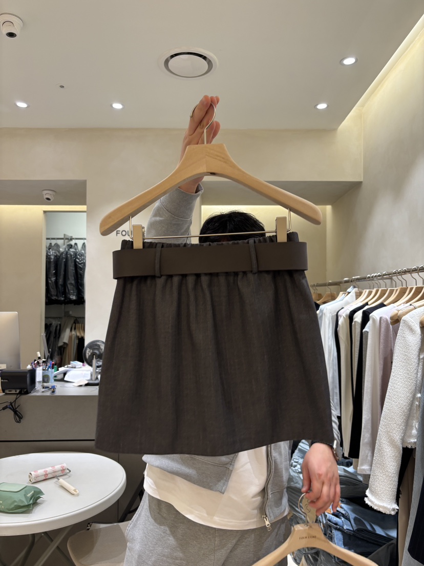 FOUREIGHT韓國直郵女裝新款推薦熱賣人氣職業短裙不含腰帶FOUR EIGHT短裙