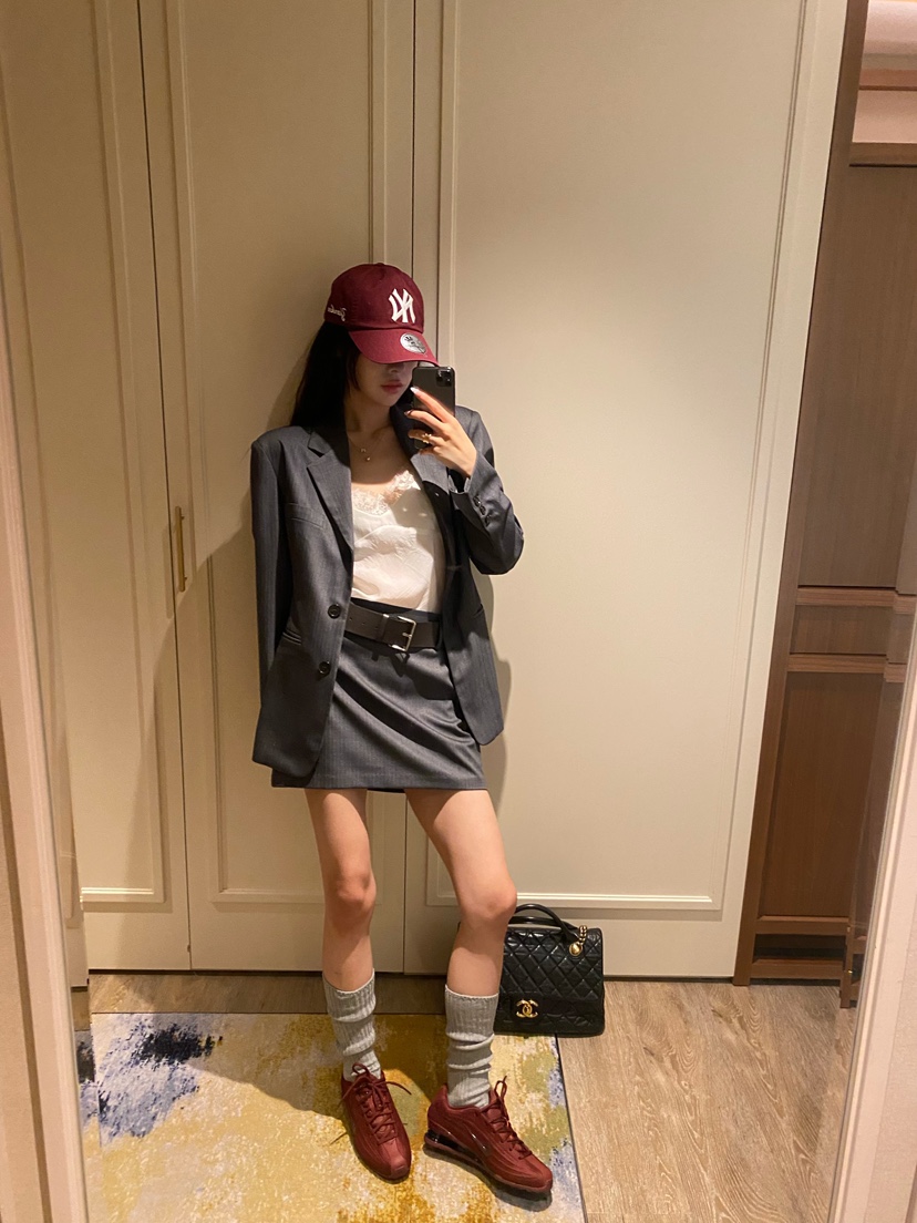 FOUREIGHT韓國直郵女裝新款推薦熱賣人氣職業短裙不含腰帶FOUR EIGHT短裙