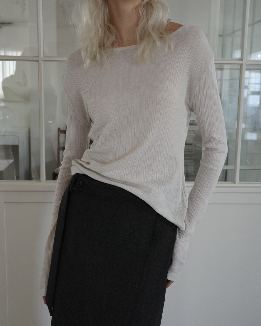 BOWIE韓國直郵女士新品推薦人氣職業26春夏真品休閑長袖T恤BOWIE長袖T恤