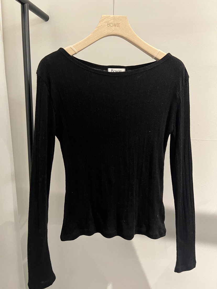 BOWIE韓國直郵女士新品推薦人氣職業26春夏真品休閑長袖T恤BOWIE長袖T恤圖色5