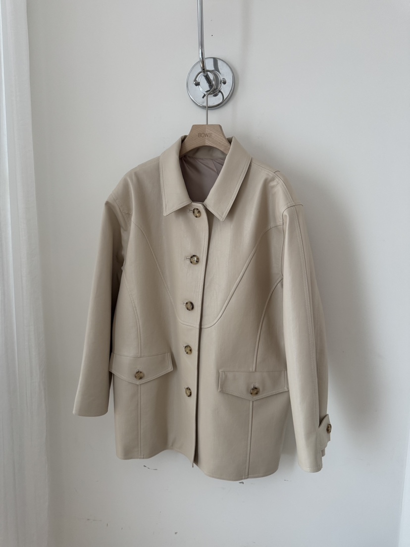 BOWIE韓國代購女裝新品推薦休閑職業26春夏時尚人氣真品夾克BOWIE夾克圖色1