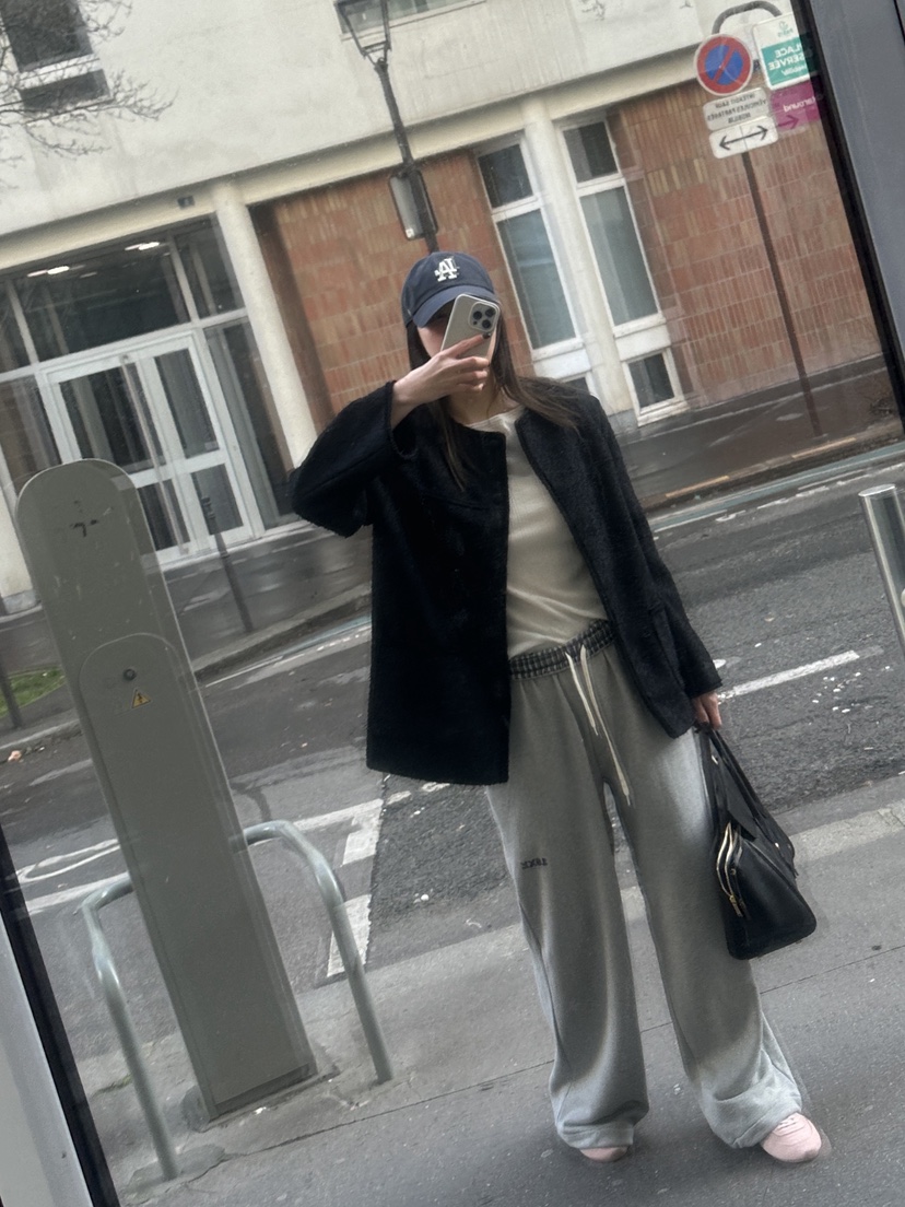 BOWIE韓國代購女士新品時尚推薦真品26春夏人氣休閑褲格子BOWIE休閑褲