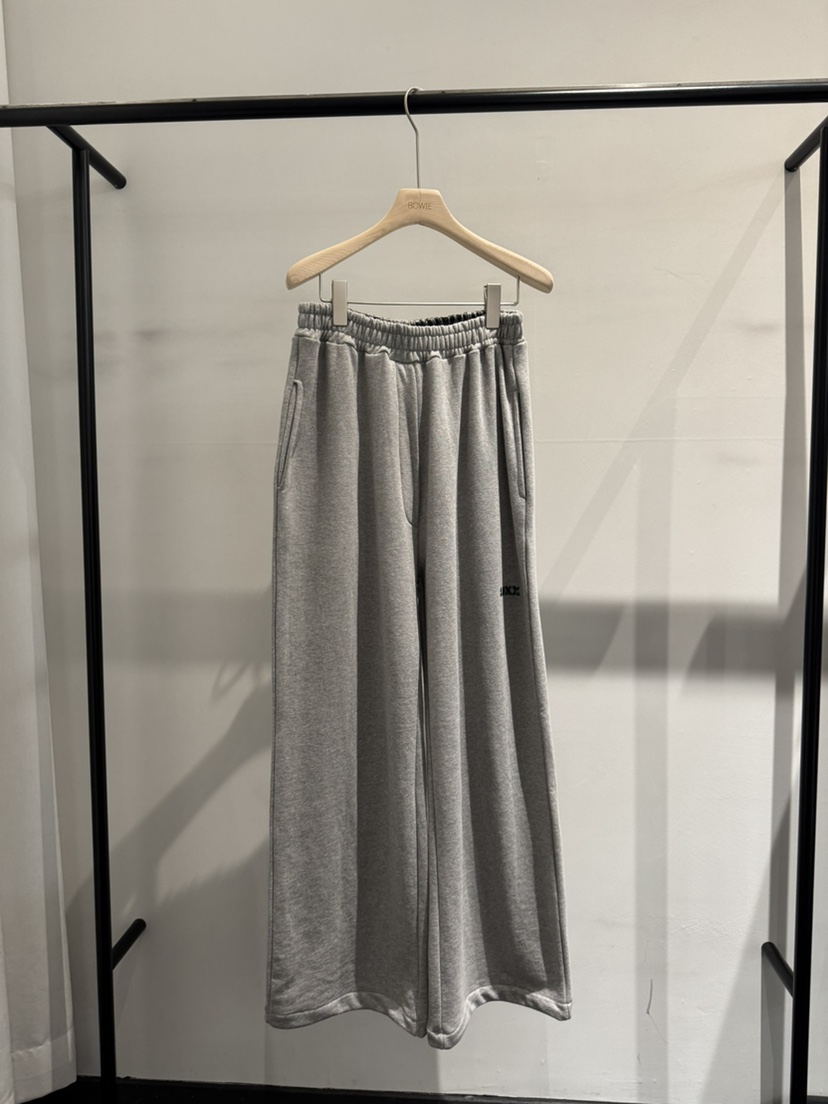 BOWIE韓國代購女士新品時尚推薦真品26春夏人氣休閑褲格子BOWIE休閑褲圖色2