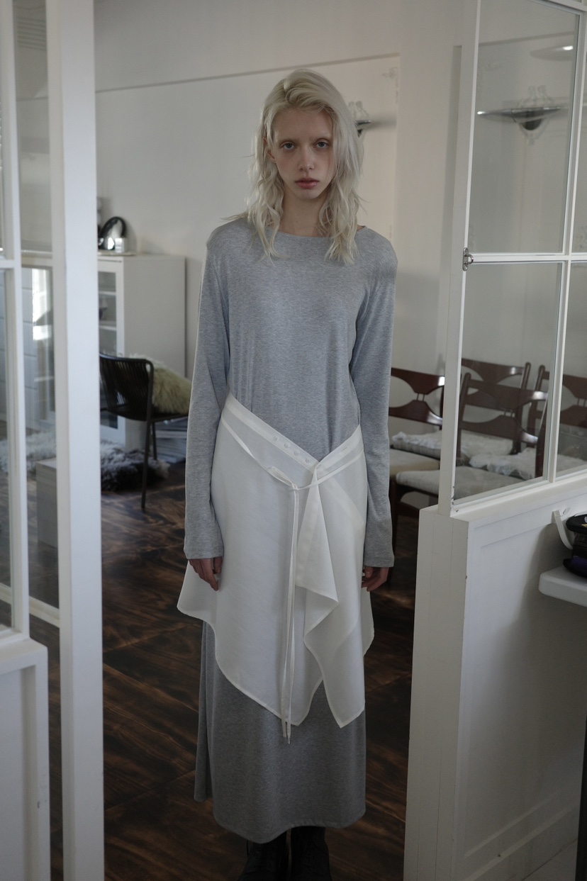 BOWIE東大門實拍女裝新款人氣時尚休閑推薦連衣裙棉質長款BOWIE連衣裙