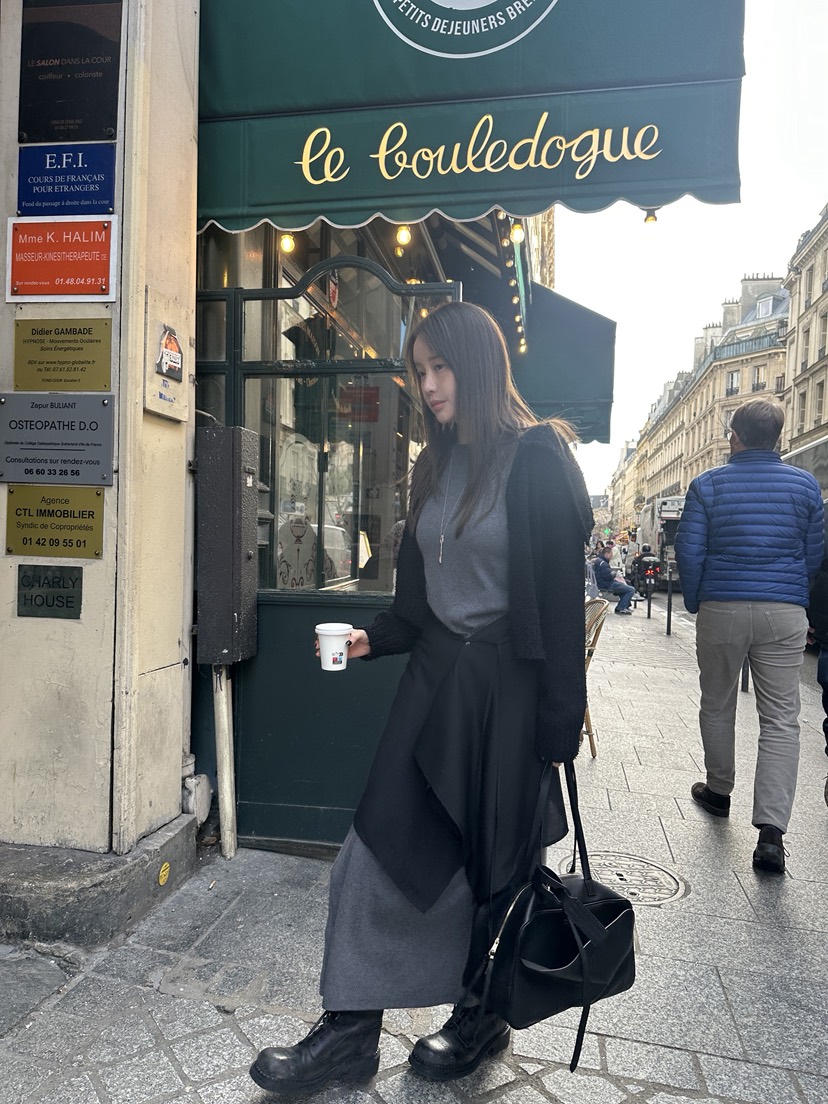 BOWIE東大門實拍女裝新款人氣時尚休閑推薦連衣裙棉質長款BOWIE連衣裙