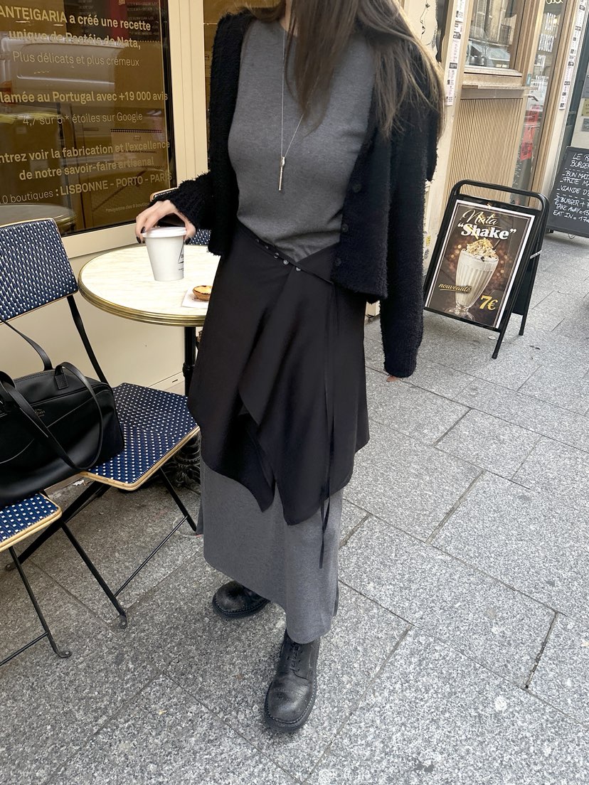 BOWIE東大門實拍女裝新款人氣時尚休閑推薦連衣裙棉質長款BOWIE連衣裙