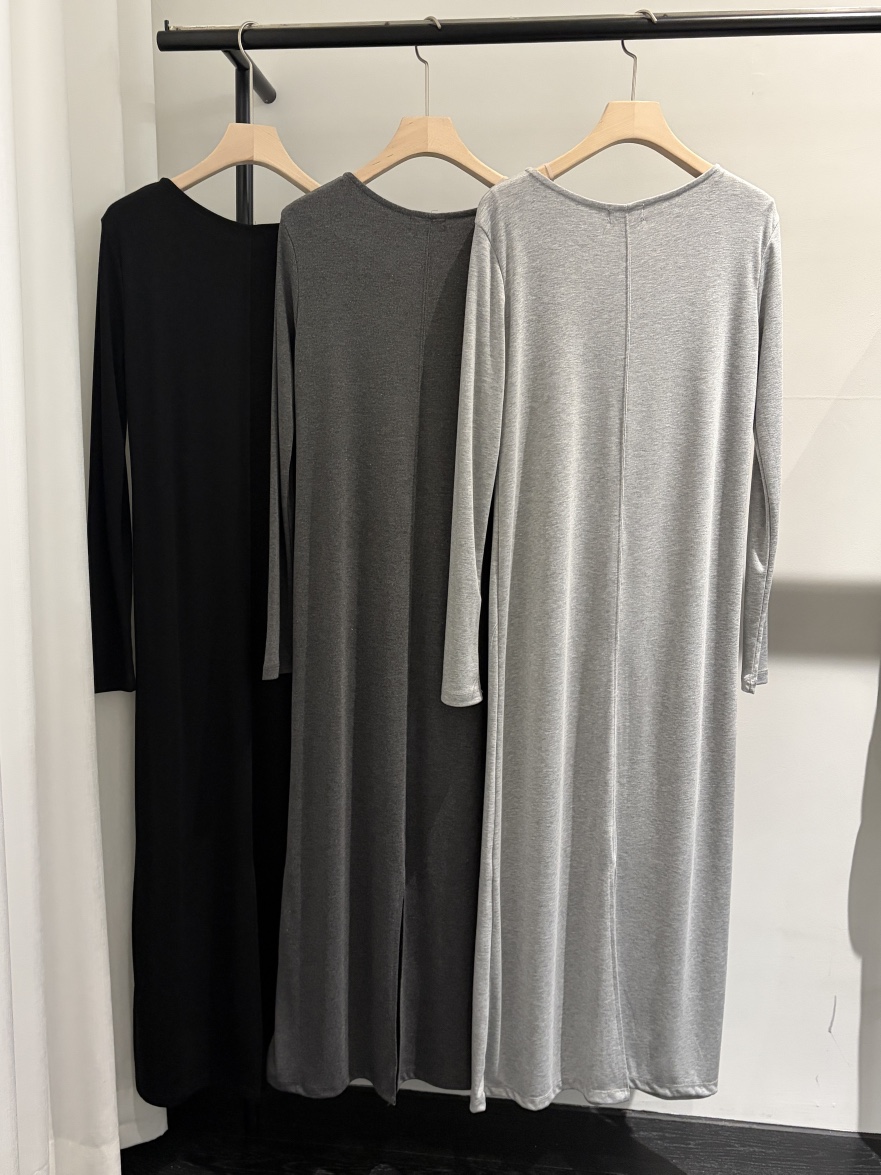 BOWIE東大門實拍女裝新款人氣時尚休閑推薦連衣裙棉質長款BOWIE連衣裙