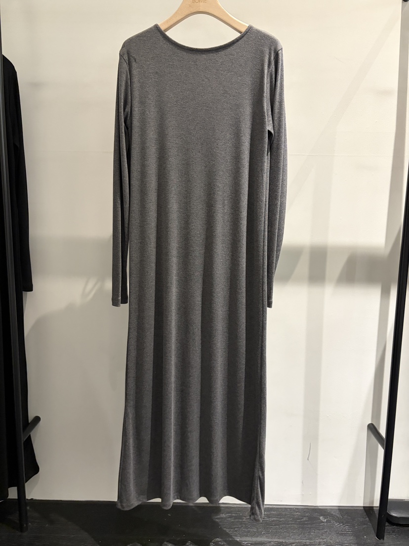 BOWIE東大門實拍女裝新款人氣時尚休閑推薦連衣裙棉質長款BOWIE連衣裙圖色2