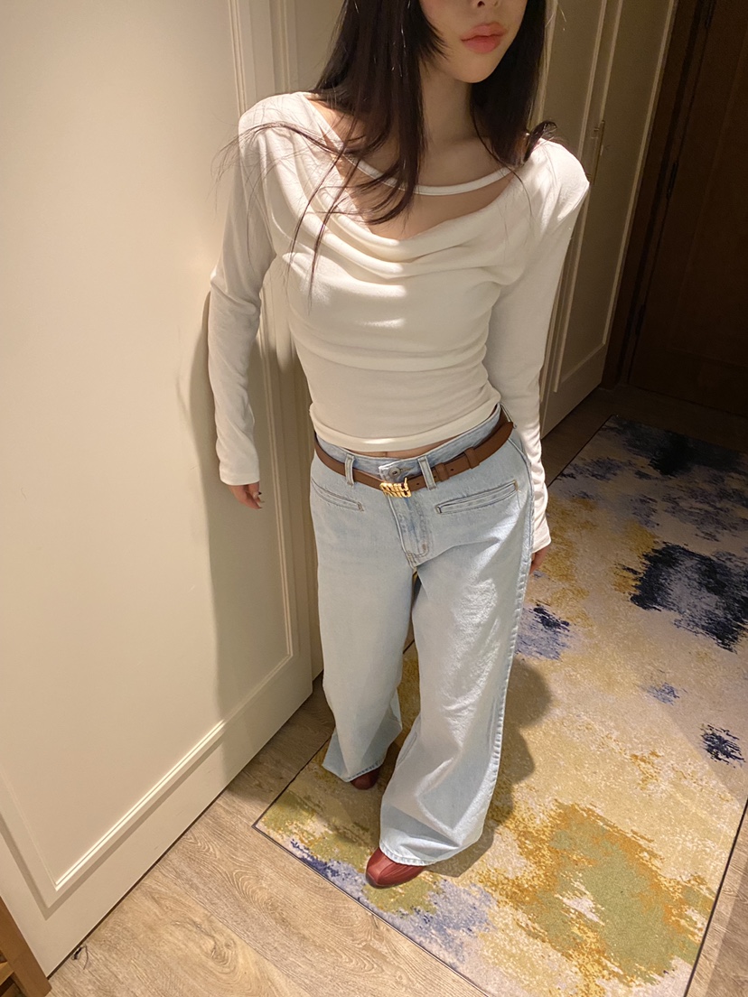 FOUREIGHT東大門實拍女裝新款推薦休閑真品職業26春夏長袖T恤FOUR EIGHT長袖T恤