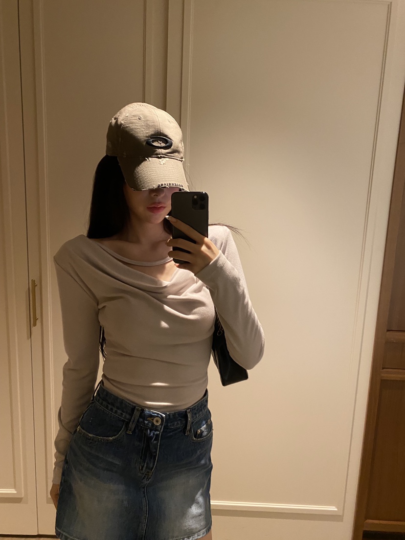 FOUREIGHT東大門實拍女裝新款推薦休閑真品職業26春夏長袖T恤FOUR EIGHT長袖T恤