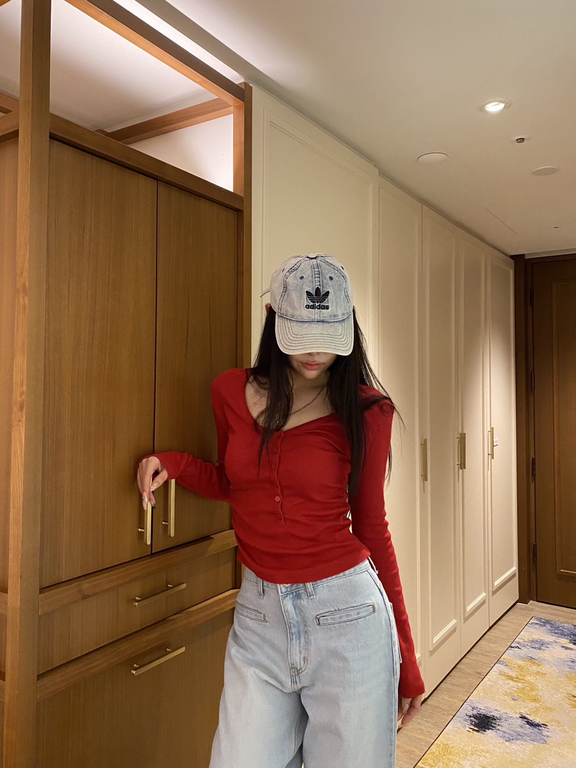 FOUREIGHT東大門直郵女士新款職業休閑26春夏真品長袖T恤FOUR EIGHT長袖T恤