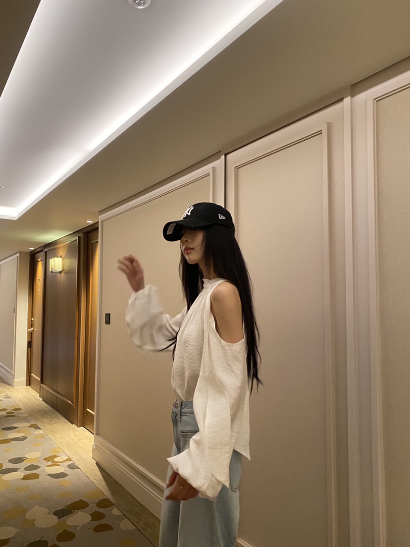 FOUREIGHT韓國直郵女裝新款職業時尚真品26春夏襯衫蕾絲衫系帶FOUR EIGHT襯衫/蕾絲衫