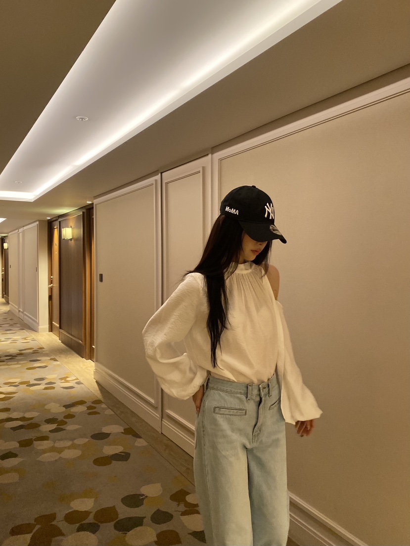 FOUREIGHT韓國直郵女裝新款職業時尚真品26春夏襯衫蕾絲衫系帶FOUR EIGHT襯衫/蕾絲衫