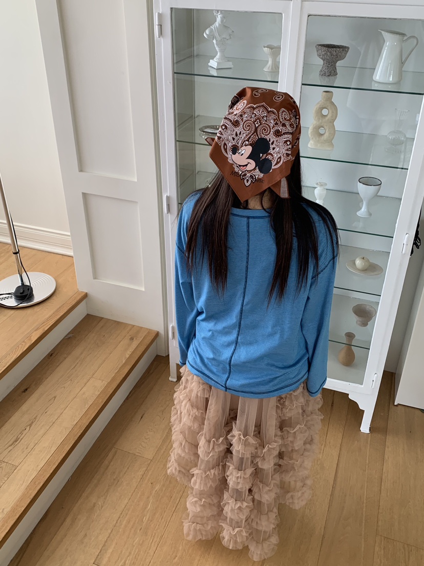 LIKEVAM東大門直郵女士新品休閑26春夏推薦熱賣時尚長袖T恤LIKEVAM長袖T恤