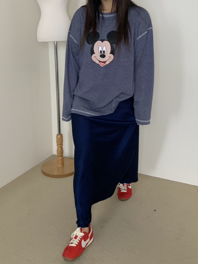 LIKEVAM東大門直郵女士新品休閑26春夏推薦熱賣時尚長袖T恤LIKEVAM長袖T恤