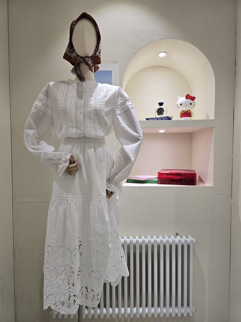 LIKEVAM東大門實拍女裝新品真品人氣26春夏職業時尚長裙鏤空LIKEVAM長裙