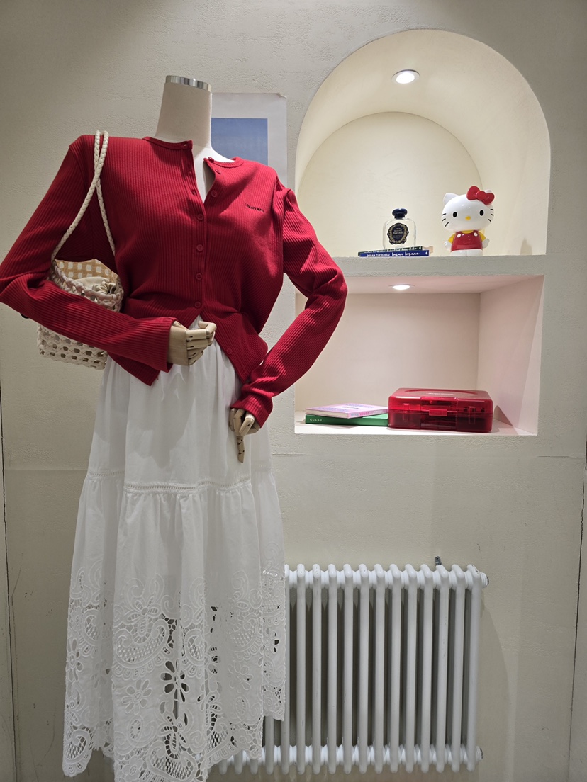 LIKEVAM東大門實拍女裝新品真品人氣26春夏職業時尚長裙鏤空LIKEVAM長裙