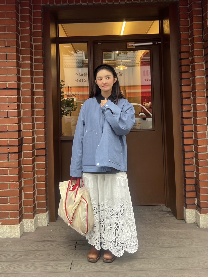 LIKEVAM東大門實拍女裝新品真品人氣26春夏職業時尚長裙鏤空LIKEVAM長裙