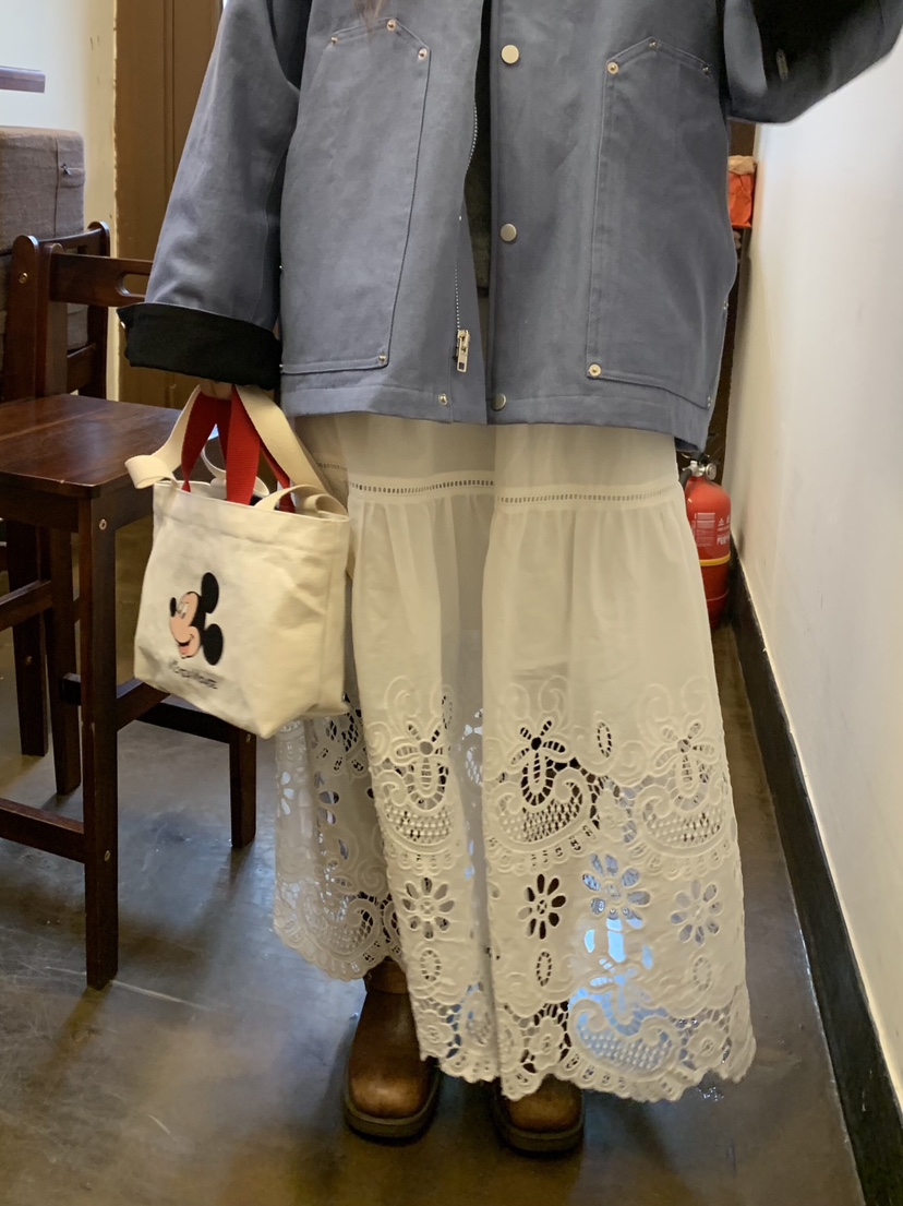 LIKEVAM東大門實拍女裝新品真品人氣26春夏職業時尚長裙鏤空LIKEVAM長裙