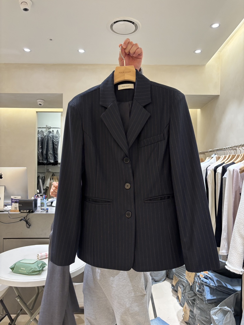 FOUREIGHT東大門實拍女裝新品職業真品熱賣26春夏人氣夾克FOUR EIGHT夾克圖色2