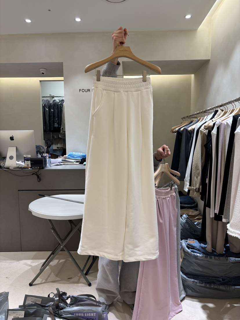 FOUREIGHT東大門實拍女裝新品職業時尚26春夏人氣休閑休閑褲FOUR EIGHT休閑褲圖色1