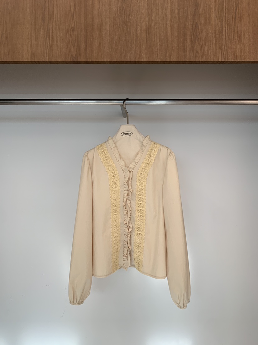 ONE MONE韓國代購女裝新品真品人氣推薦時尚熱賣襯衫蕾絲衫ONE MONE襯衫/蕾絲衫圖色2