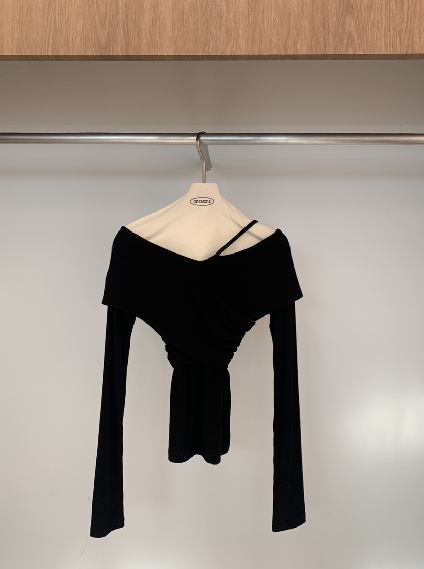 ONE MONE韓國代購女士新品人氣26春夏熱賣時尚真品長袖T恤ONE MONE長袖T恤圖色4