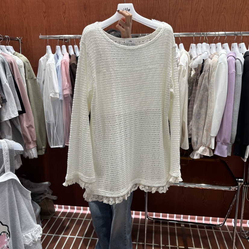 ILLO/MOCI韓國直郵女裝新品職業熱賣時尚推薦針織衫網眼ILLO/MOCI針織衫圖色1