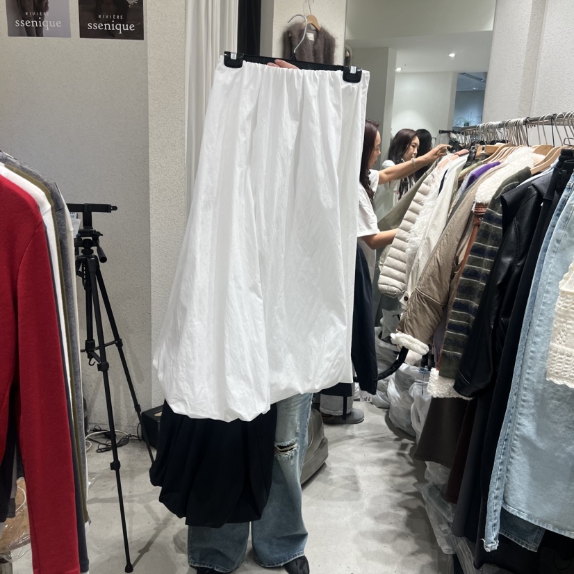 SSEMIENNE韓國直郵女士新品推薦真品時尚休閑半身裙中短裙SSENIQUE半身裙/中短裙