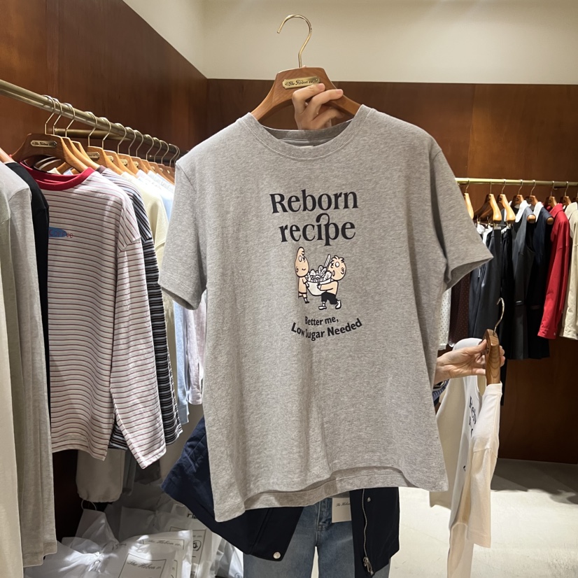 HEBON東大門直郵女士新款真品推薦職業人氣熱賣休閑26春夏T恤HEBONT恤圖色2