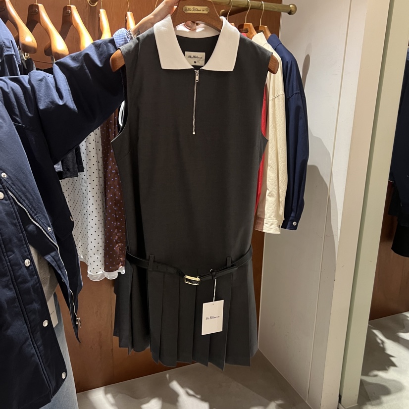 HEBON韓國代購女裝新款熱賣休閑職業人氣真品連衣裙不含腰帶HEBON連衣裙圖色1