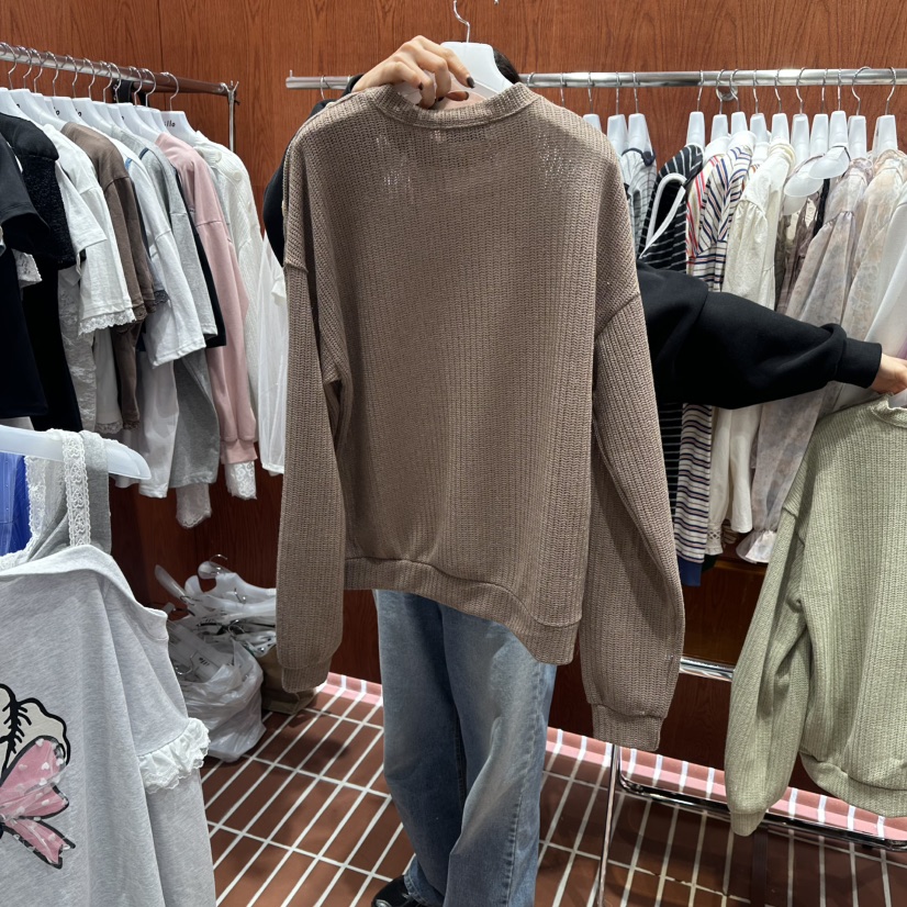 ILLO/MOCI韓國代購女士新款真品時尚推薦職業針織衫紐扣ILLO/MOCI針織衫