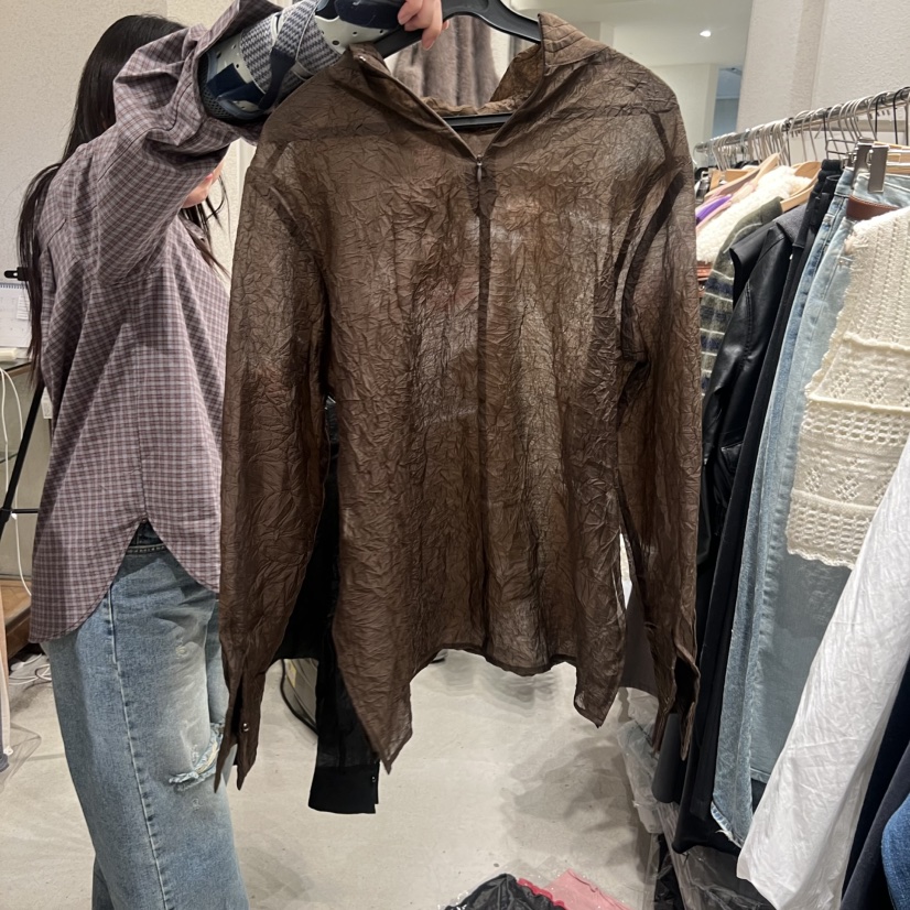 SSEMIENNE韓國代購女士新品推薦職業真品熱賣時尚襯衫蕾絲衫SSENIQUE襯衫/蕾絲衫圖色1