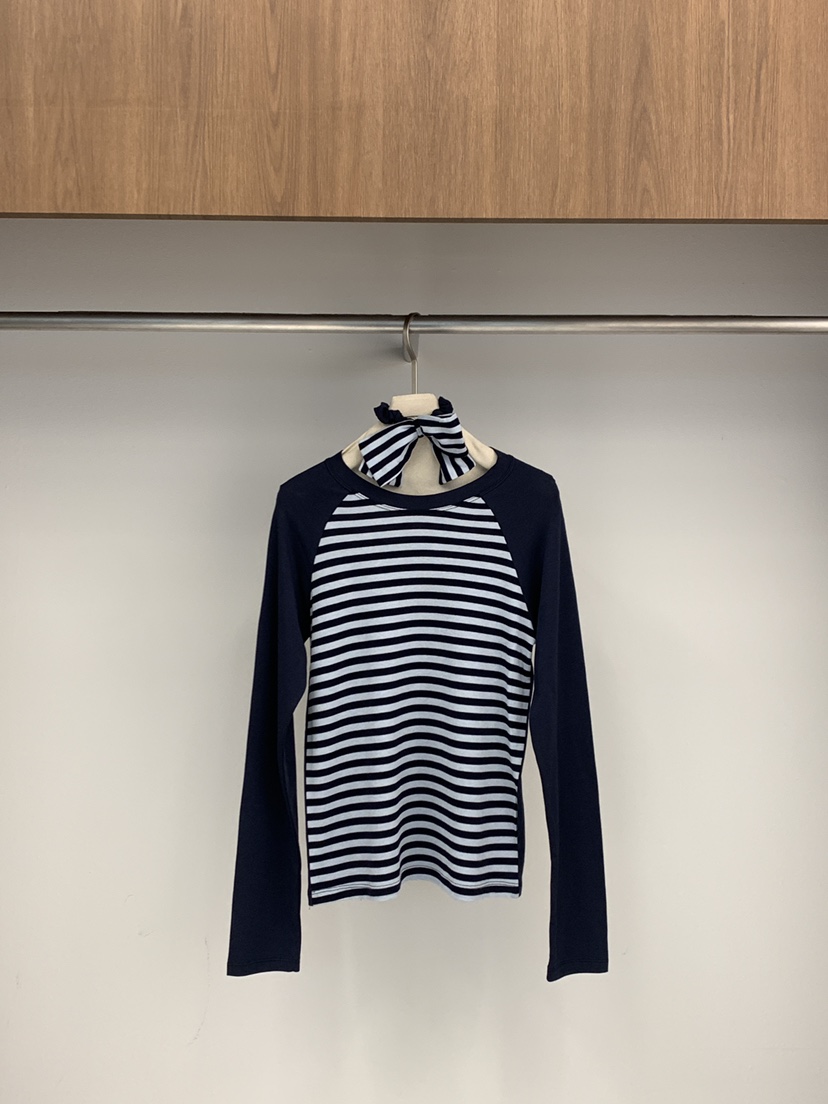 ONE MONE東大門直郵女士新品真品26春夏時尚休閑長袖T恤ONE MONE長袖T恤圖色2