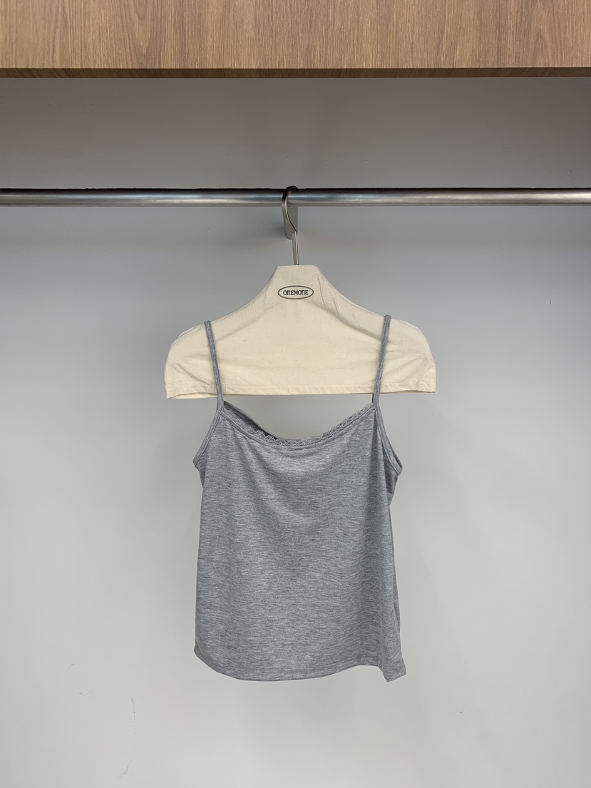 ONE MONE韓國代購女士新款26春夏熱賣真品職業時尚吊帶背心ONE MONE吊帶/背心圖色2