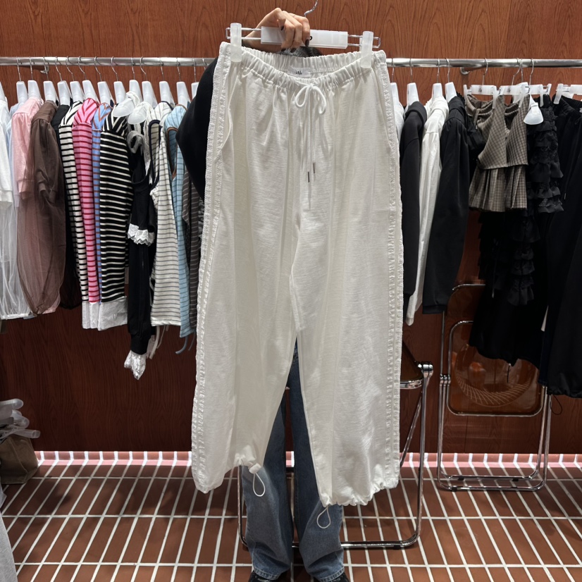 ILLO/MOCI韓國代購女士新款職業推薦時尚休閑休閑褲流蘇ILLO/MOCI休閑褲圖色2